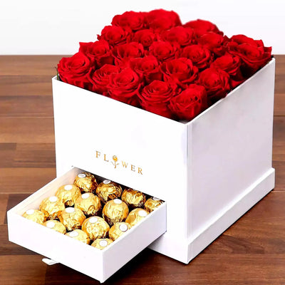 Red Roses Box bouquet